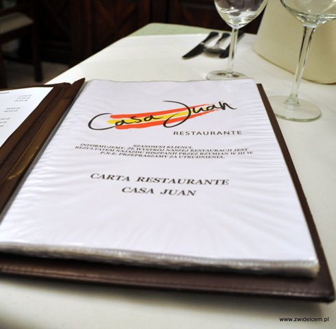 Casa Juan - karta