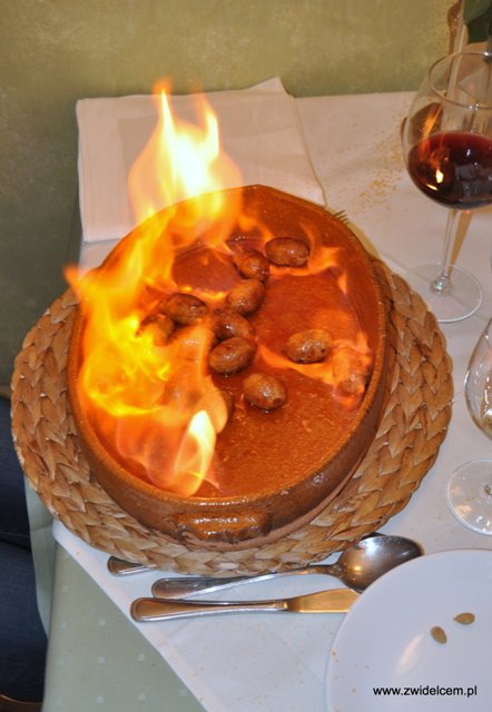 Casa Juan - płonące kiełbaski chorizo - zdjęcie 2