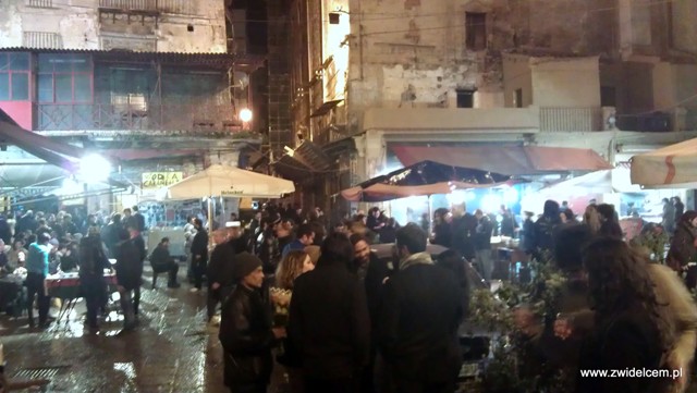 Palermo - Vucciria - sobotnia noc