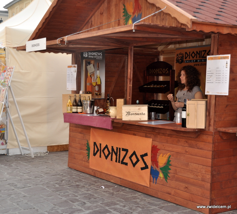 Kraków - Mały Rynek - Dni Węgrzyna - stoisko Dionizos