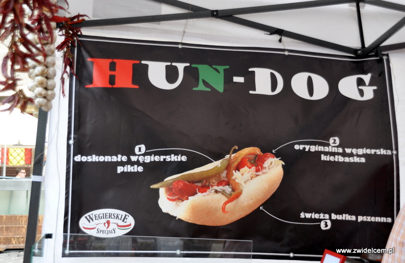 Kraków - Mały Rynek - Dni Węgrzyna - Hun-dog banner