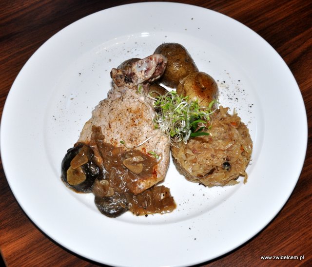 Kraków - Bistro Parasol - medalion wieprzowy