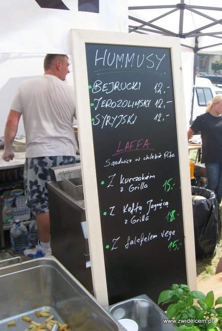 Warszawa - Street Food Festival - hummus