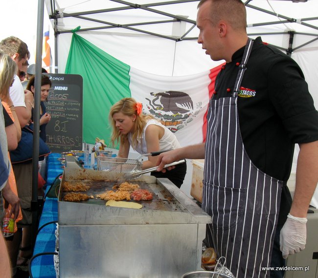 Warszawa - Street Food Festival - Dos Tacos przygotowania