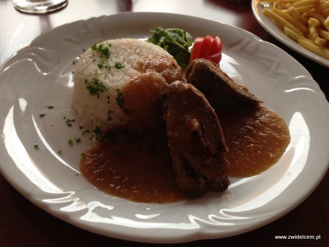Morawy - Rozdrojovice - Hotel Atlantis - Roladki wołowe z szynką parmeńską