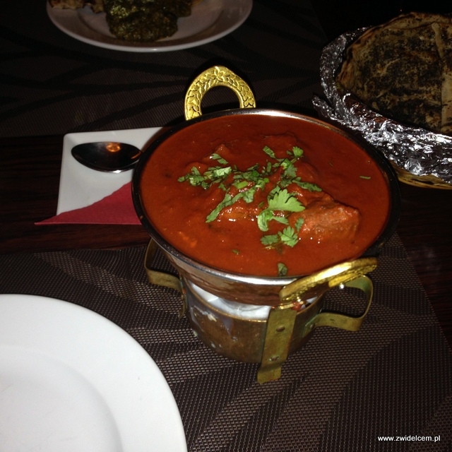 Kraków - Indus Tandoor - lamb vindaloo z góry