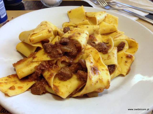 Piza - Numero Undici - pappardelle z dzikiem
