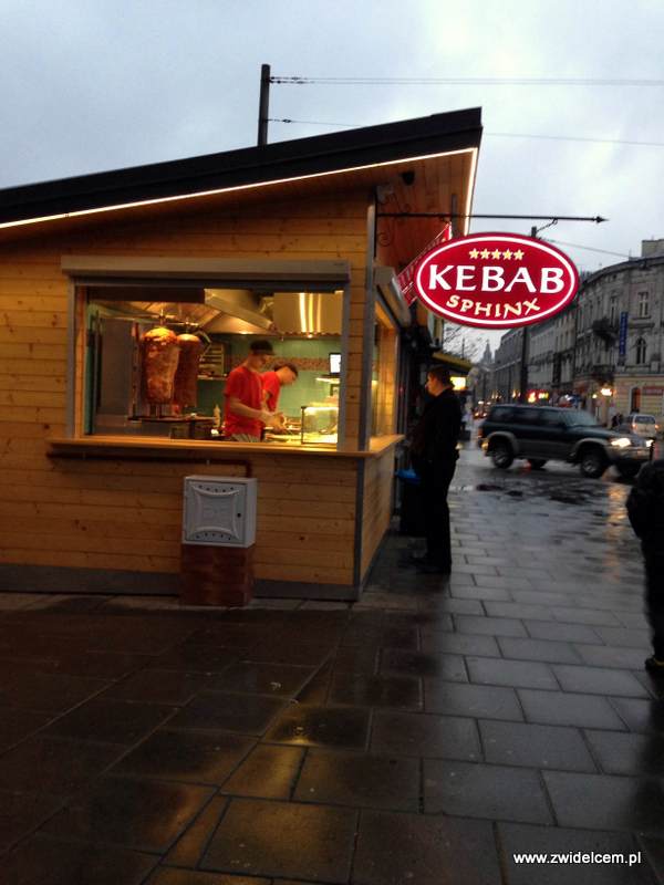 Kraków - Kebab Sphinx - budka