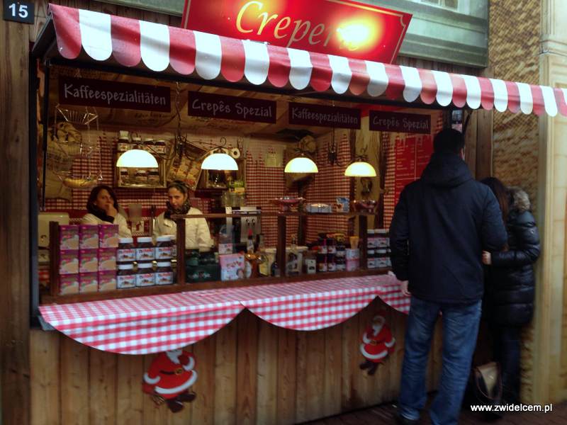 Berlin – Weihnachtsmarkt am Alezanderplatz - naleśniki