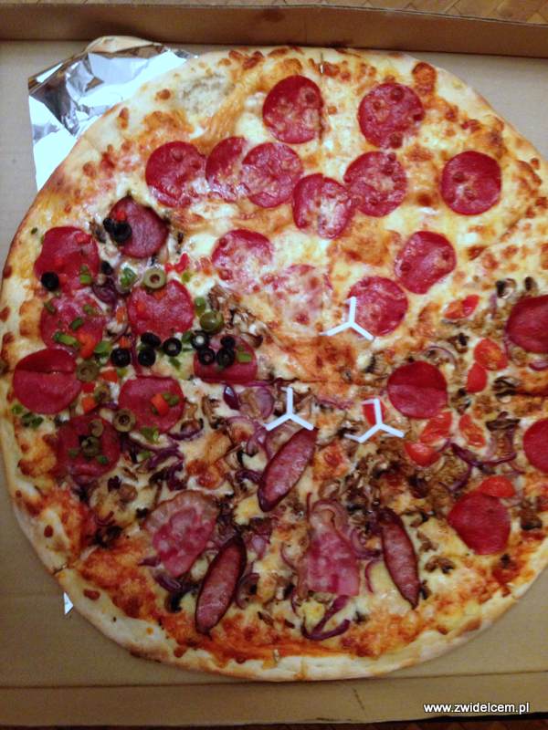 Kraków - Apetyt Bistro - Rustica, Pepperoni, Salami, Wiejska