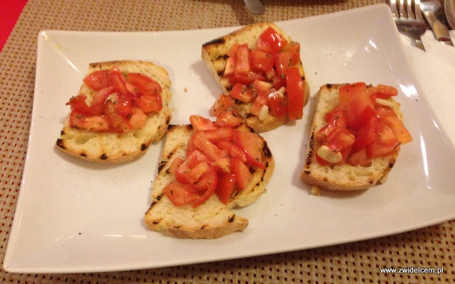 Kraków - Bella Napoli - Bruschetta z pomidorem