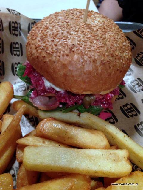 Kraków - Bobby Burger - Burger z buraczkami i fetą