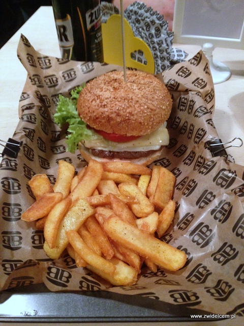 Kraków - Bobby Burger - Cheese Bacon zestaw
