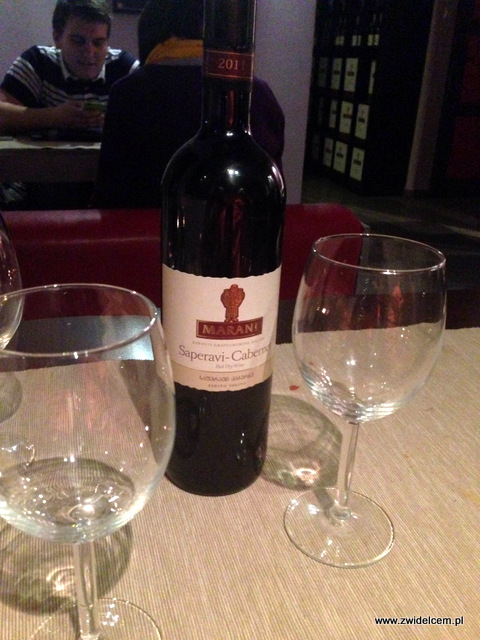 Kraków - Smaki Gruzji - wino Saperavi
