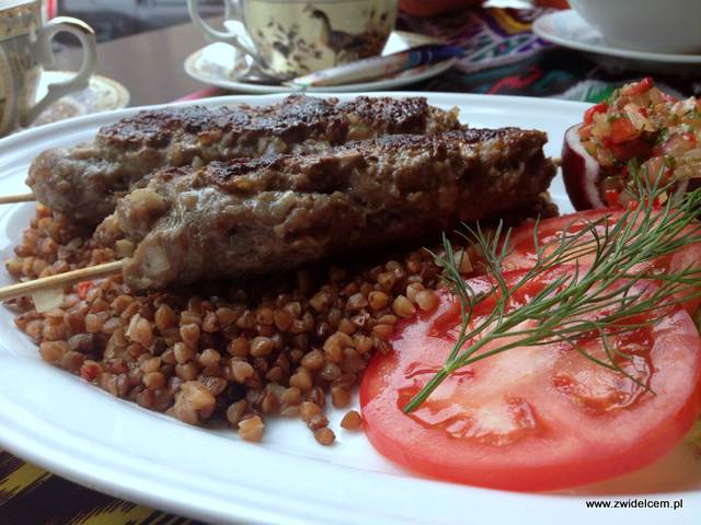Kraków - Restauracja uzbecka Samarkand - szaszłyki baranie