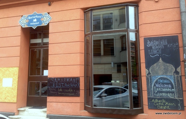 Kraków - Restauracja uzbecka Samarkand - front
