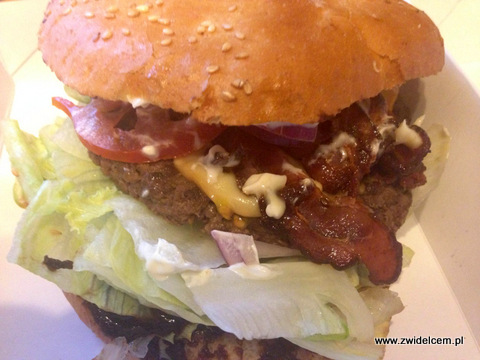 Kraków - Zacny burger milordzie - Burger BBQ