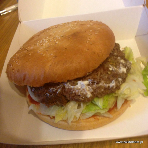 Kraków - Zacny burger milordzie - Guaca burger